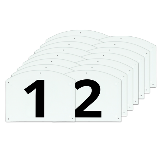 Show Jump Ziffer und Buchstaben komplettes Set