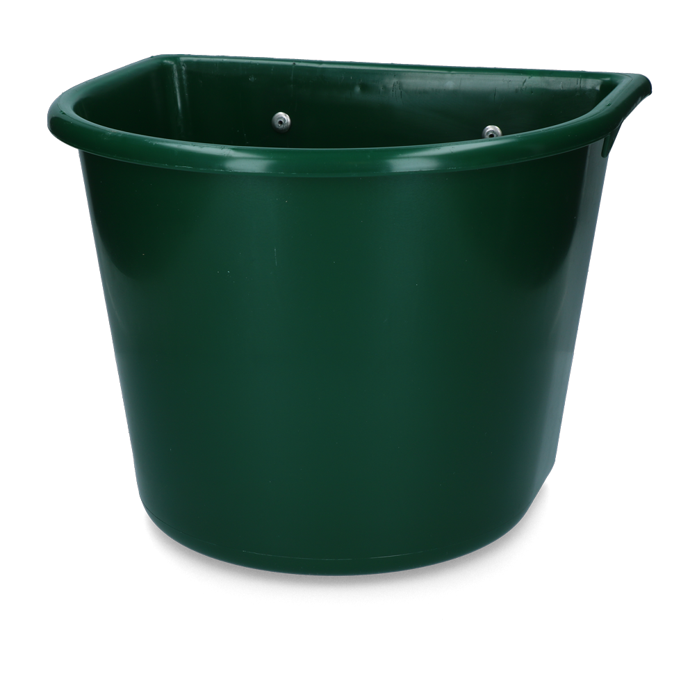 Futtertroge 15 l mit Haken schwarz