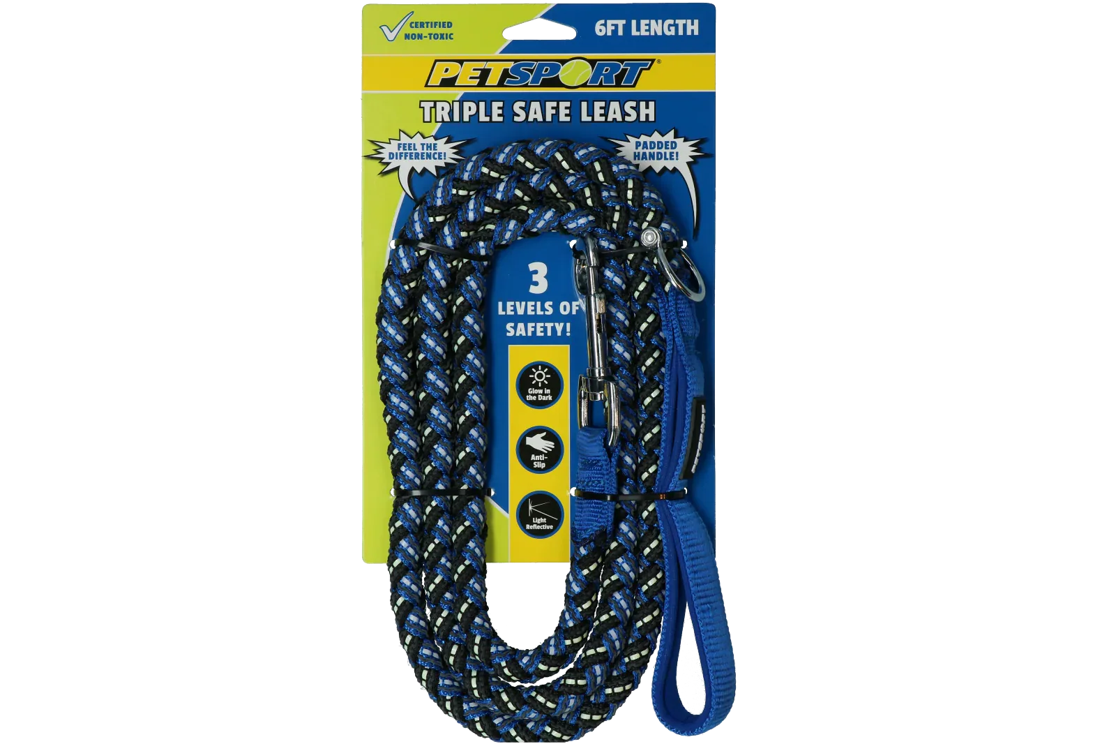 Triple Safe 6ft Leash Blau - PremiumHobby