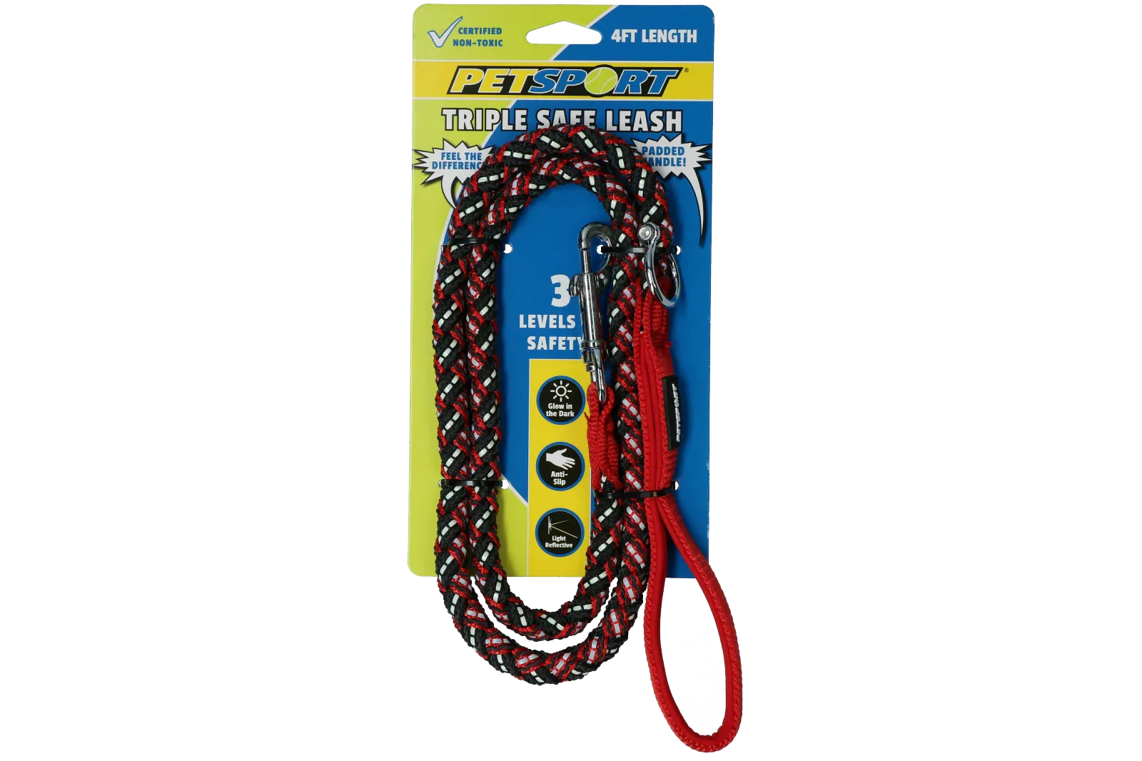 Triple Safe 4ft Leash Rot - PremiumHobby