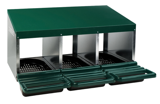 Geflügel Legenest (3 St.) mit Plastikboden