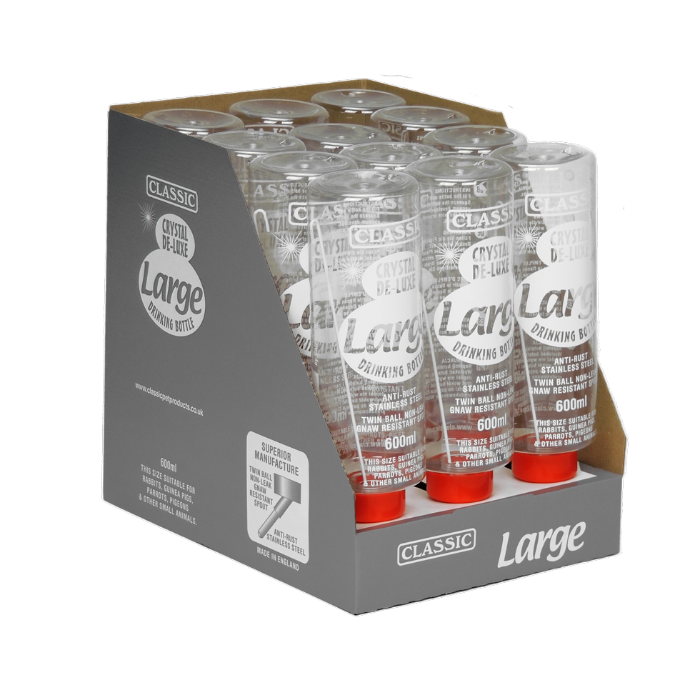 Trinkeflasche Crystal Deluxe Large 600 ml