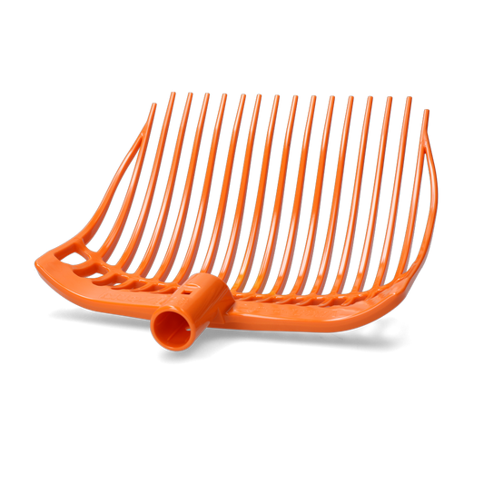 Dunggabel kunststoff Medium orange ohne Stiel