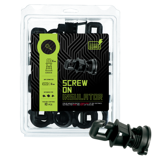 ZoneGuard Isolator Schraube Rundpfosten ø 14mm, für Draht