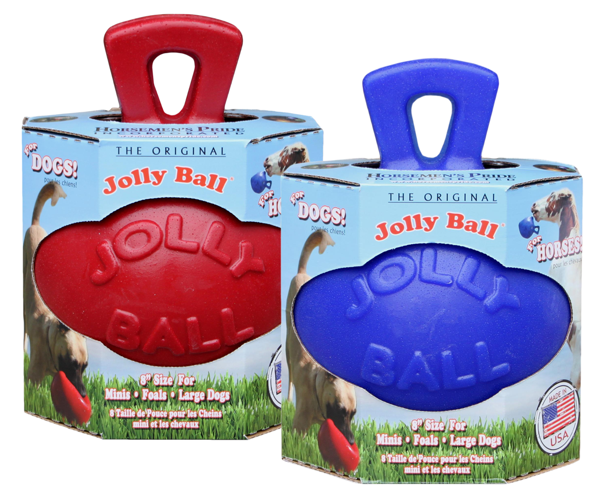 Jolly Ball 20cm Rot Pferd und Hund