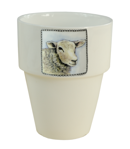 HofundZoo Milchbecher Schaf