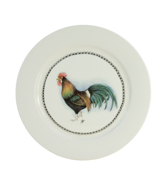 HofundZoo Frühstücksteller 21cm Hahn