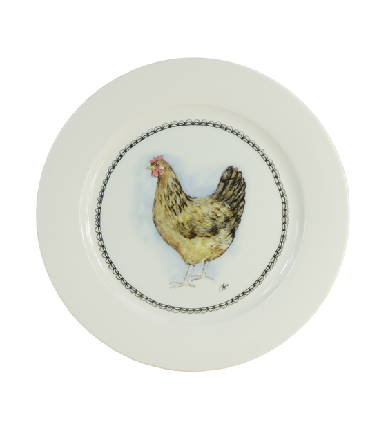 HofundZoo Frühstücksteller 21cm Huhn