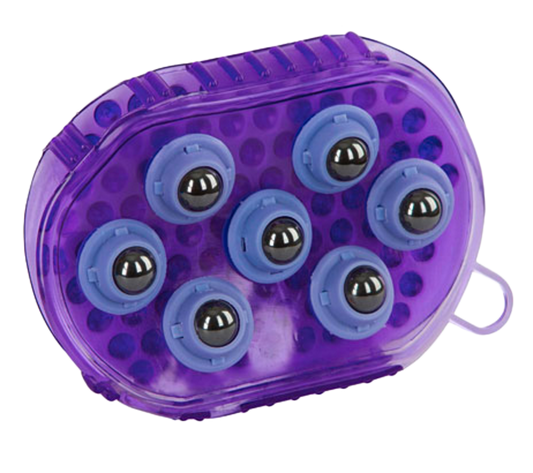 Bürste magnet massage lila