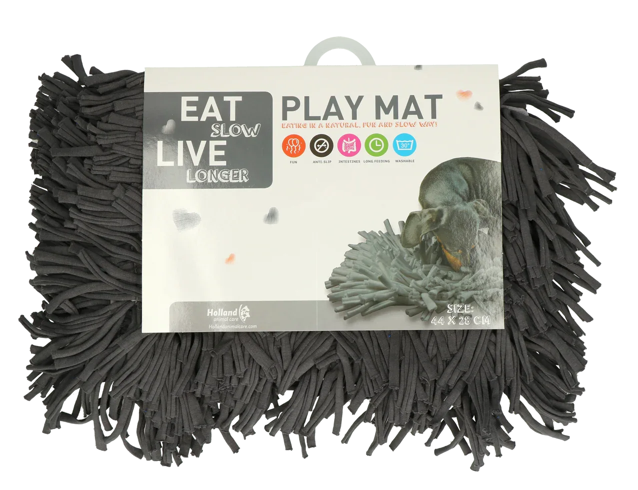 Eat Slow Live Longer Play Mat Grey - PremiumHobby