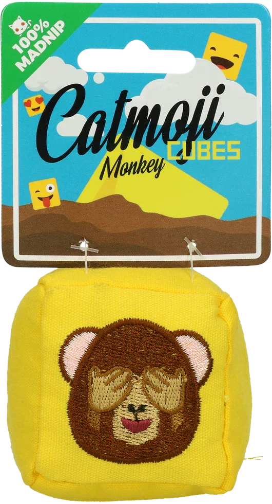 Emoji Cat Cube Monkey (mit MadNip) - PremiumHobby