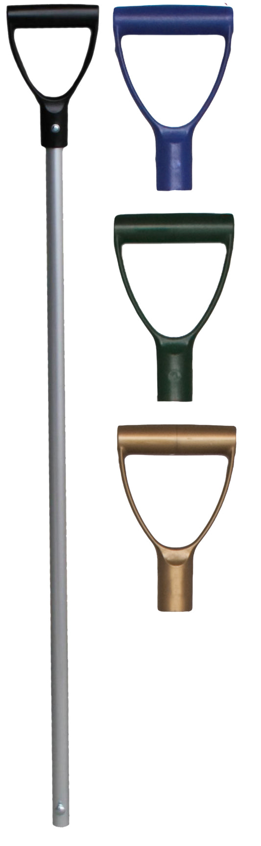 Alu-Schaufelstiel mit Handgriff rosa