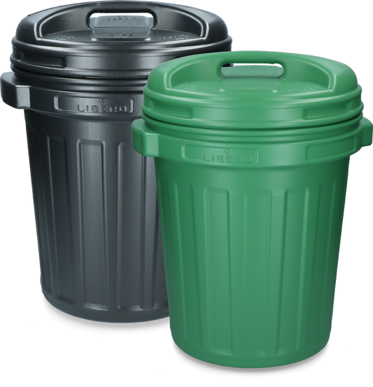 Futtertonne mit Drehverschluß 40 Liter Black