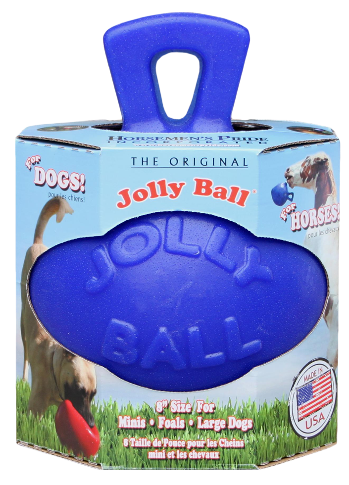 Jolly Ball 20cm Blau Pferd und Hund