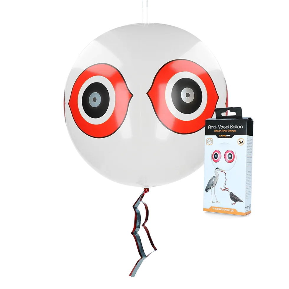 Knock Pest Schreck-Ballon Weiß - PremiumHobby