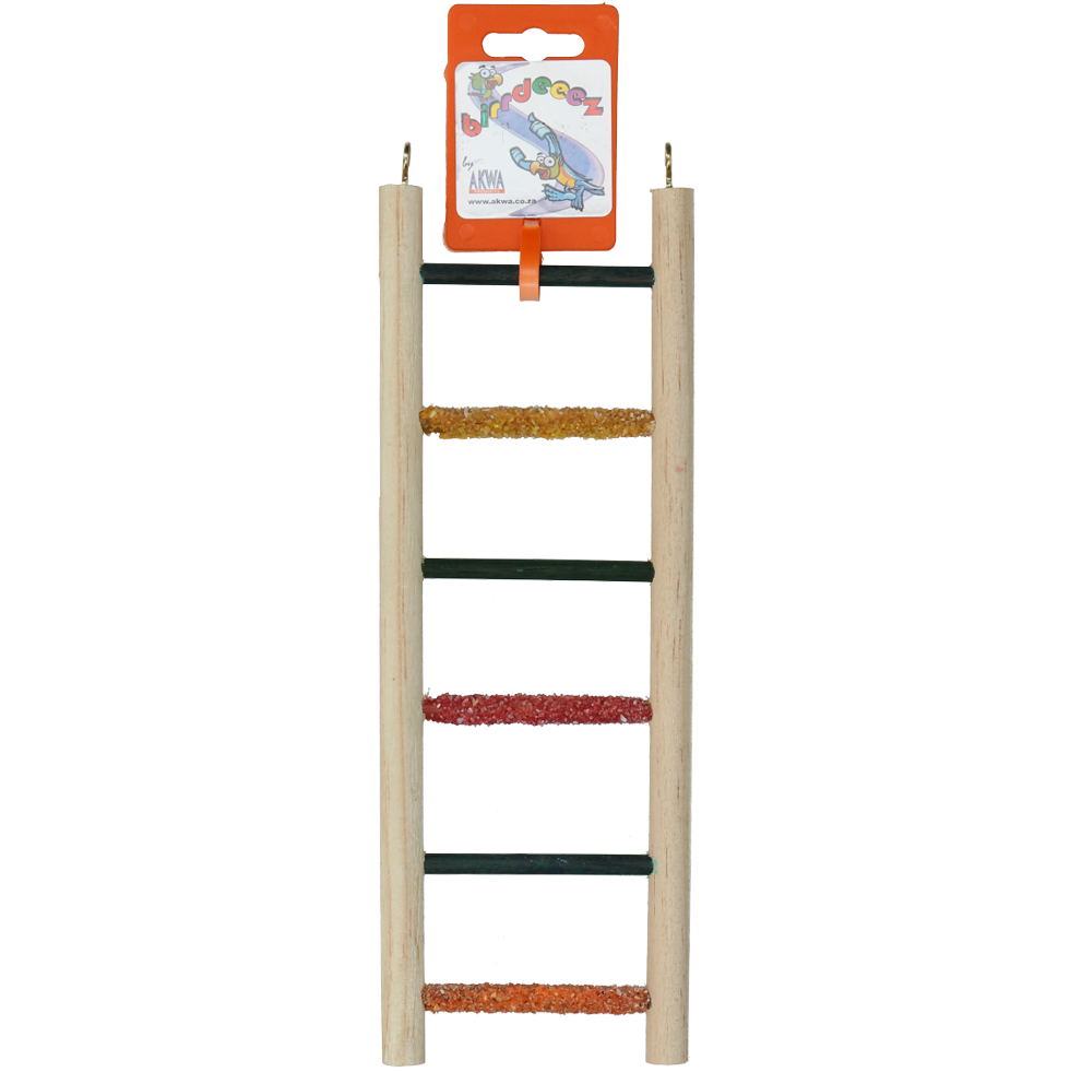 Birrdeeez Budgie Leiter 6 Stufen All Wood