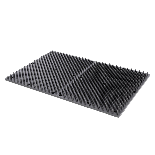 Kratzmatte für Pferd, Kalb, Ziege Schwarz (L60xB40cm)