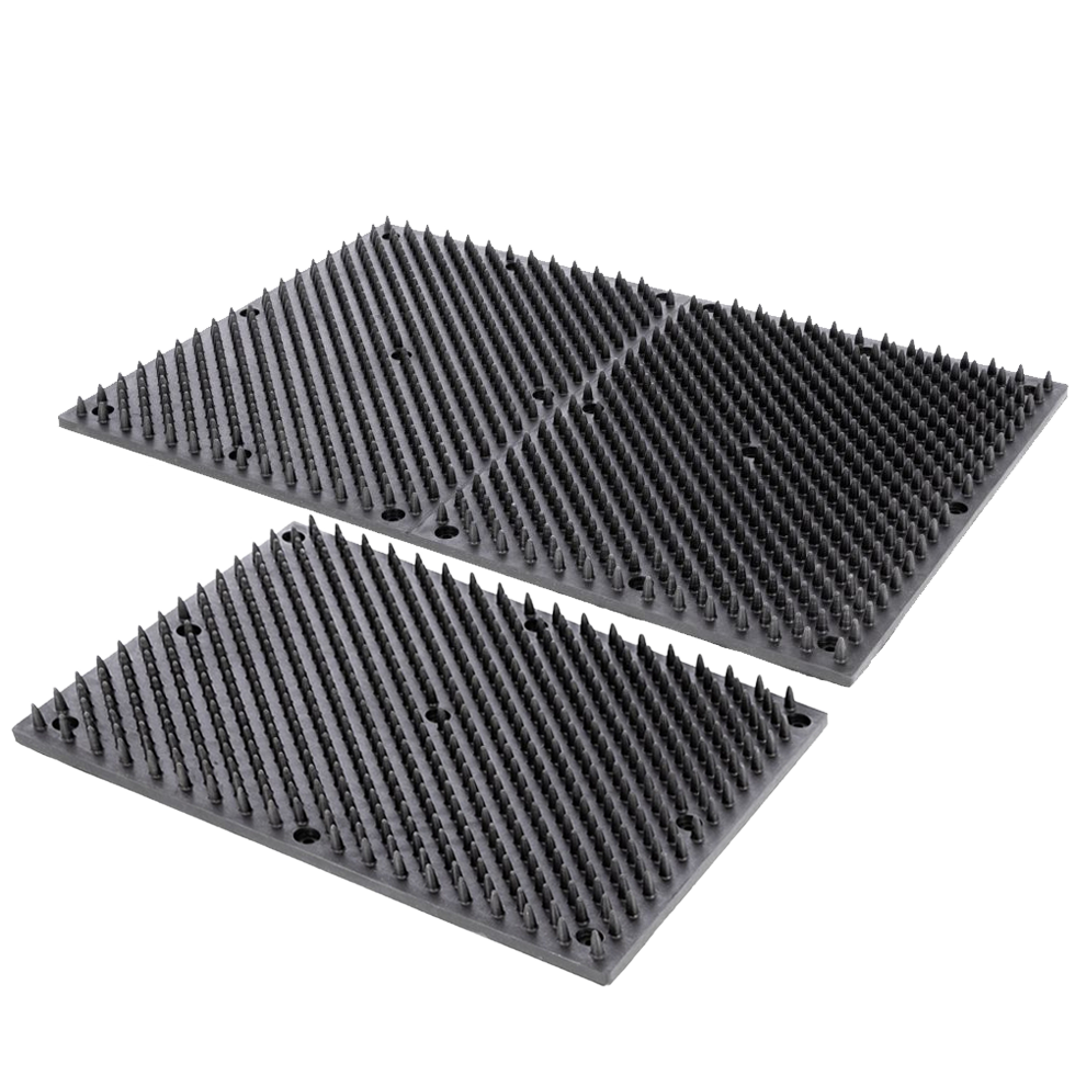 Kratzmatte für Pferd, Kalb, Ziege Schwarz (L40xB30cm)