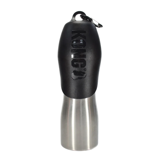 KONG H2O 740 ml Edelstahl Wasserflasche schwarz