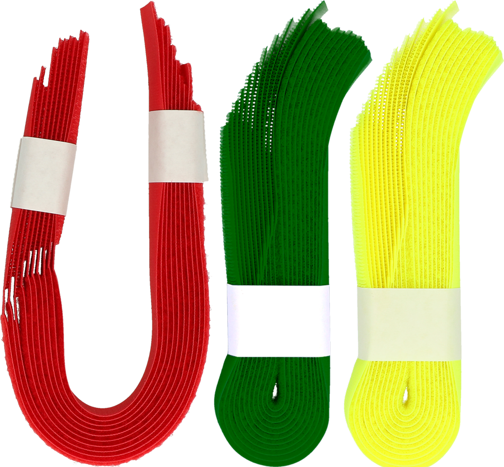 Markierungsband mit Klettverschluss, gelb