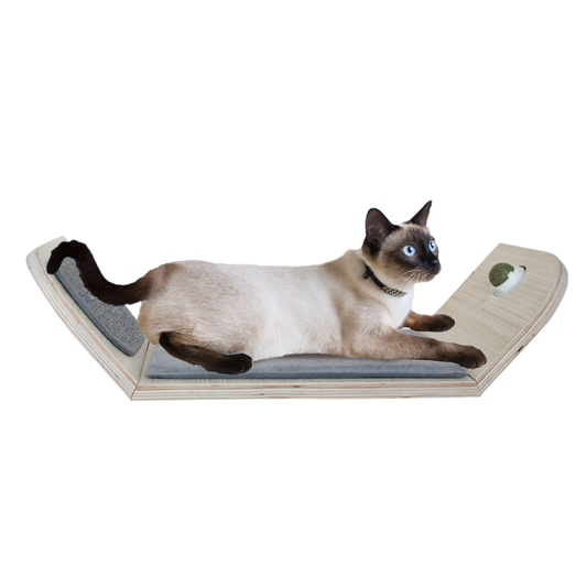 AFP Skywalk - Scratcher Lounge Bed With Catnip Ball