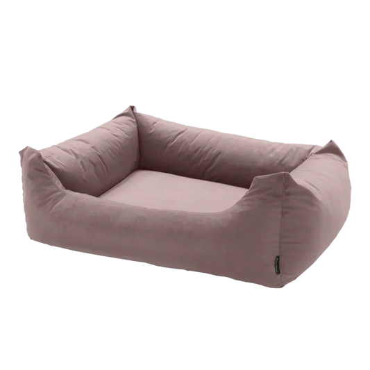 Madison Velours Dog Bed Rosa L