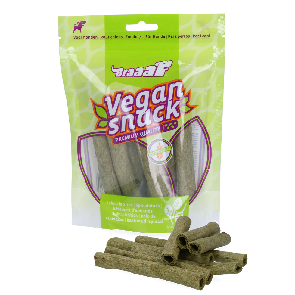 Braaaf VEGAN snack Spinat stick 80 g