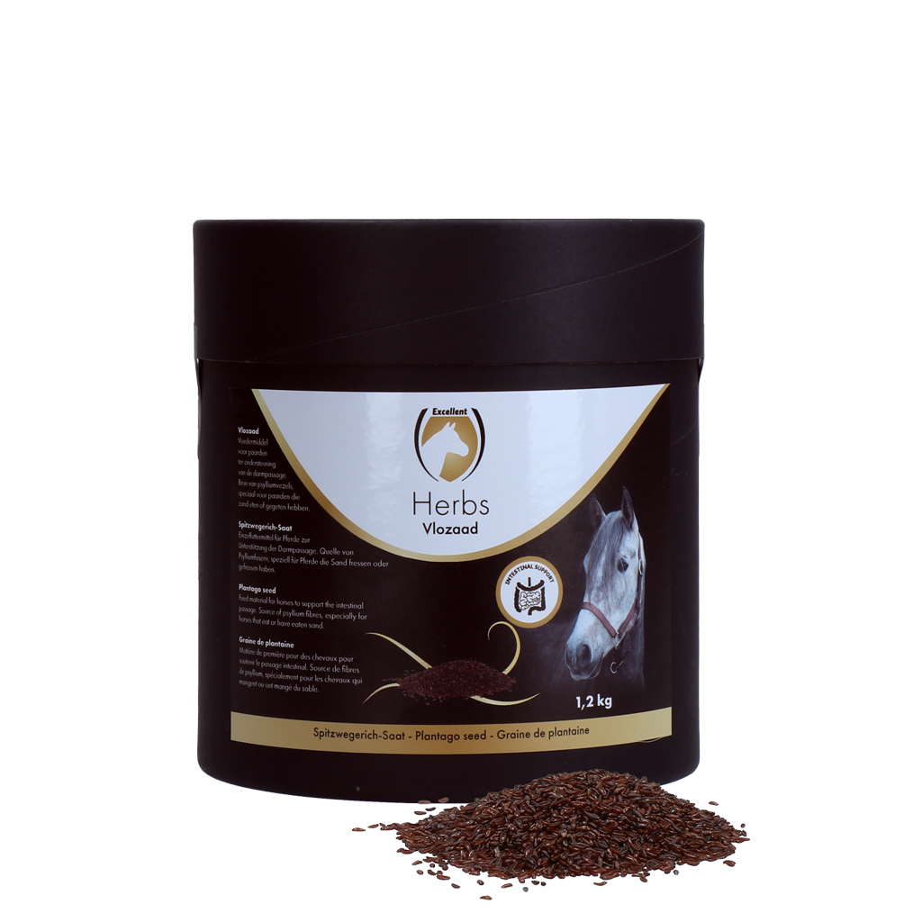 Excellent Herbs Spitzwegerich-Saat (Psylliumzaad)