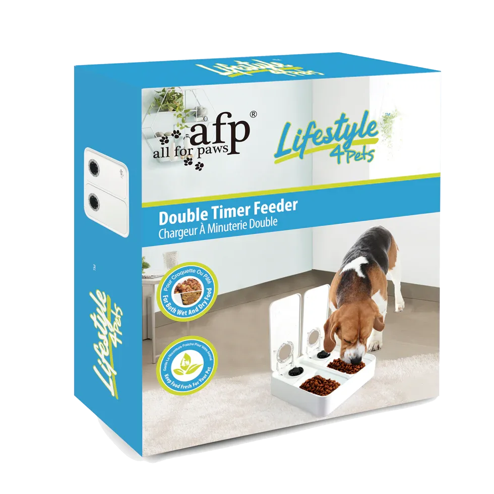 AFP Lifestyle4Pets - Double timer feeder - PremiumHobby