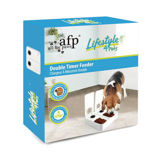 AFP Lifestyle4Pets - Double timer feeder