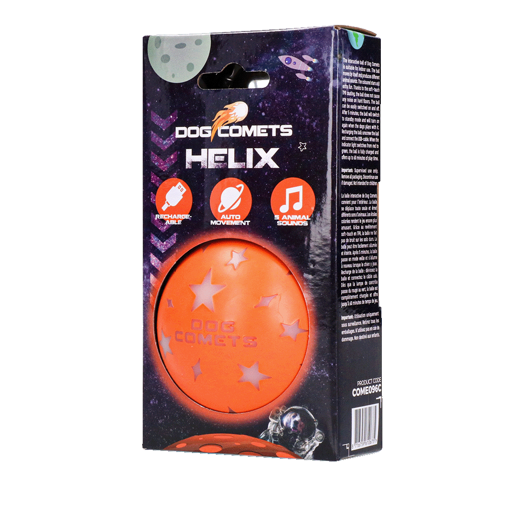 Dog Comets Helix Orange