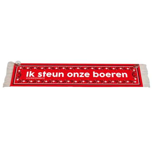 Boerenwinkel Auto/trekkersjaal Ik steun onze boeren