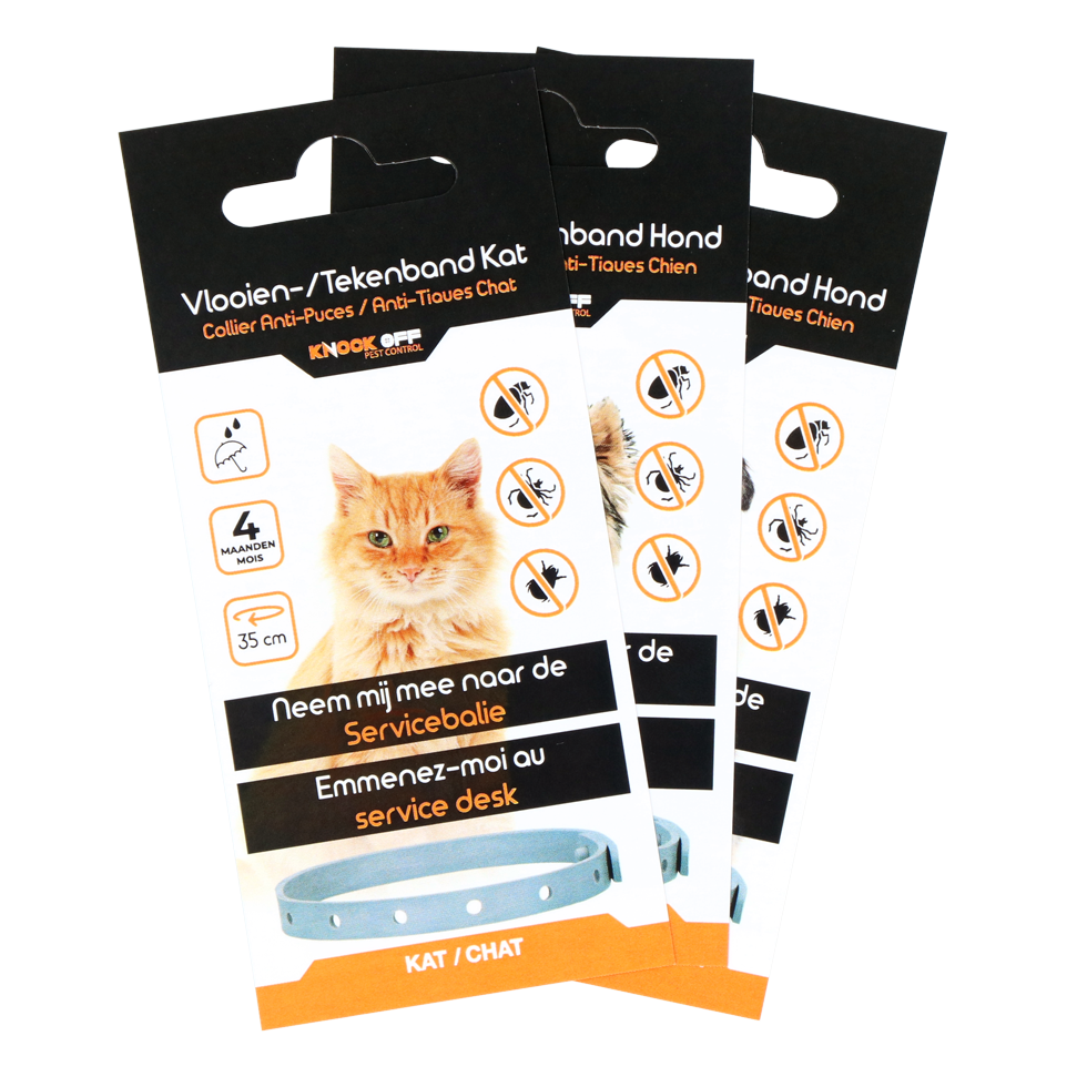 Knock Pest Anti diefstal Vlooienbandjes NL/FR