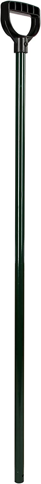 Stiel 125 cm x 25 mm mit D-Griff metall
