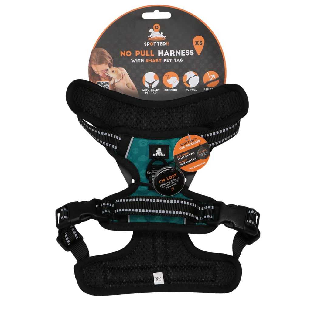 Spotted! PRO Geschirr Grun XS