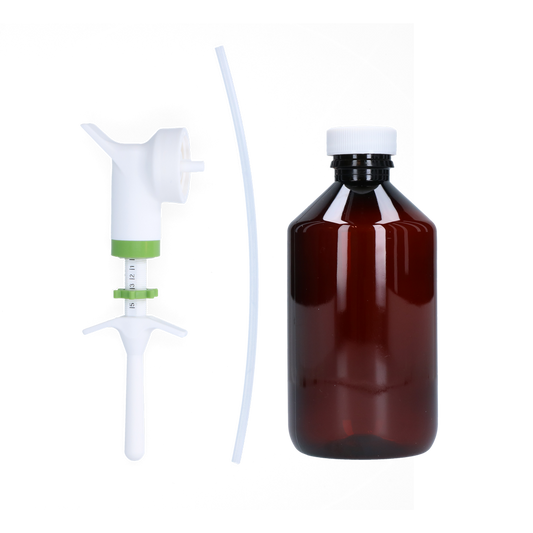 Drench-Flasche 300 ml + Deckel für Drench-Dose