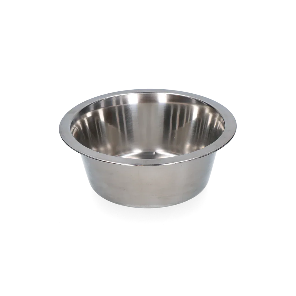 Futter- oder Trinknapf aus Edelstahl 750ml Ø 16cm - PremiumHobby