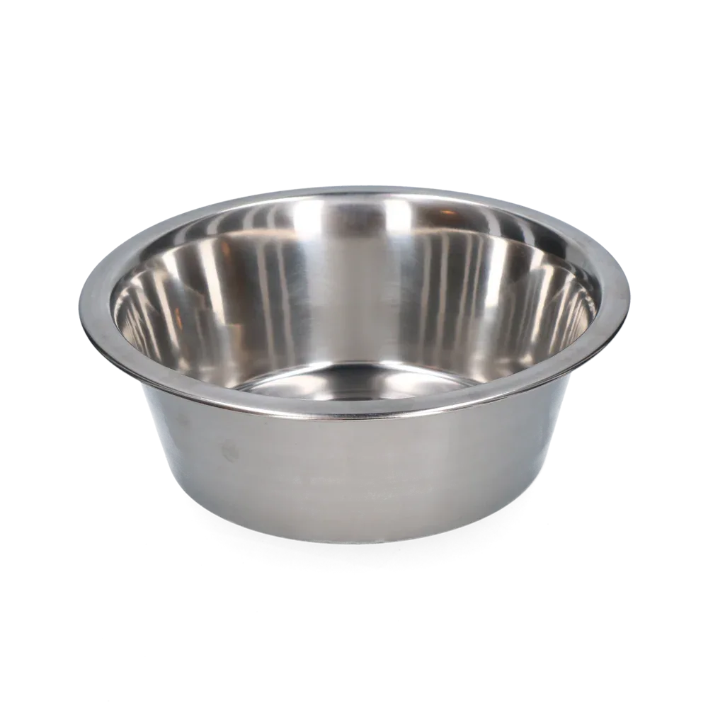 Futter- oder Trinknapf aus Edelstahl 175ml Ø 21cm - PremiumHobby