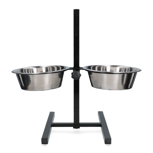 Futter- und Trinkschale Edelstahl T-Ständer 4,00ltr Ø 28cm