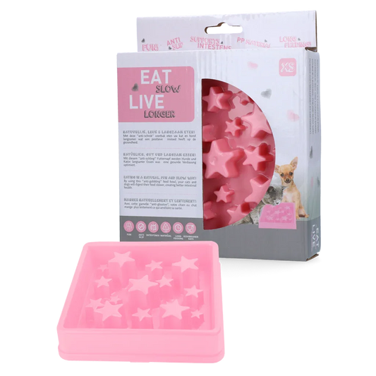 Eat Slow Live Longer Star Pink XS