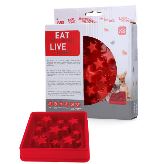 Eat Slow Live Longer Star Red XS