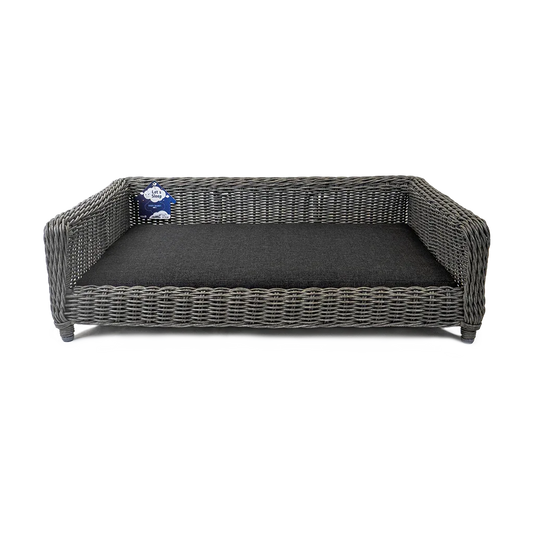 Let's Sleep Cozy Basket Weidenkorb Für Hunde L Anthrazit