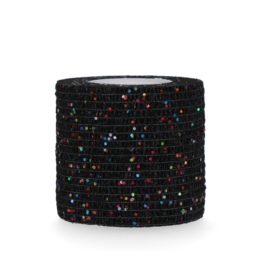 Bandage Animal Zwart Glitter Profi Plus 5 cm