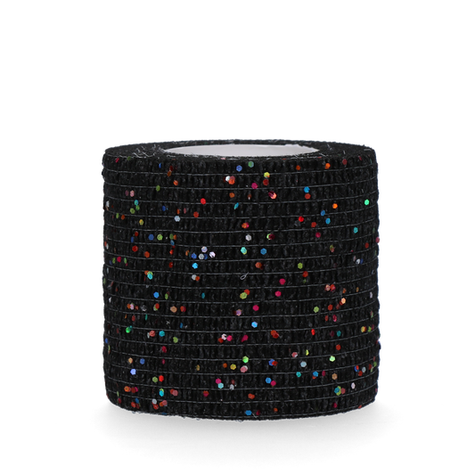 Bandage Animal Zwart Glitter Profi Plus 5 cm