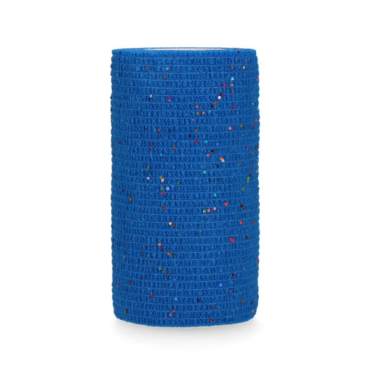 Bandage Animal Blau Glitter Profi Plus 10 cm