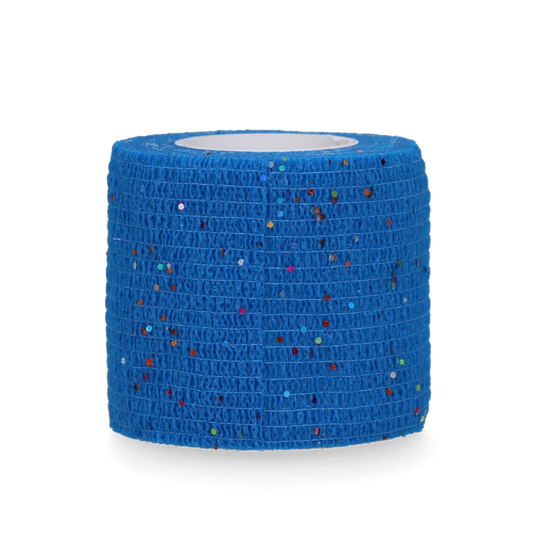 Bandage Animal Blau Glitter Profi Plus 5 cm