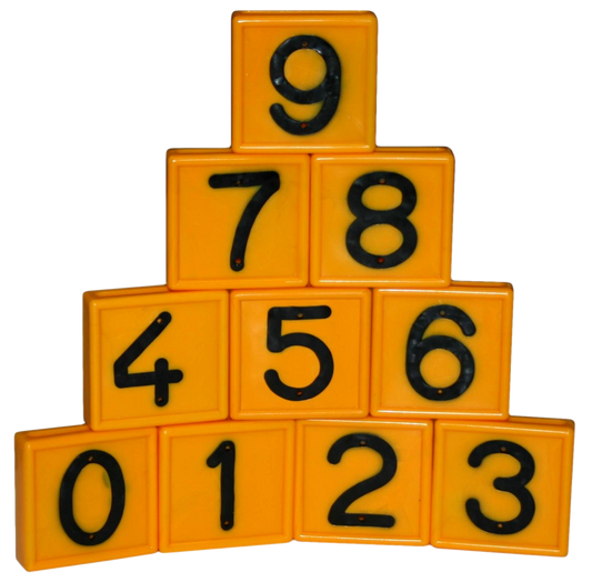 Halsmarkierungsbandnummer zum einschlaufen nr. 7 gelb