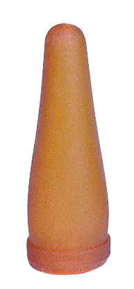 Lämmersauger gelb/braun für Bierflasche