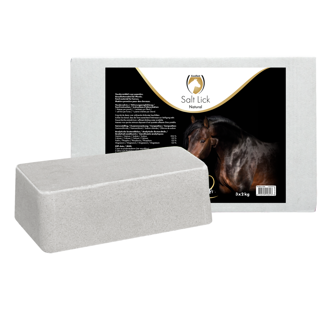 Salt Lick Natural 3x2kg (Leckstein)