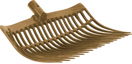 Dunggabel kunststoff gold, ohne Stiel